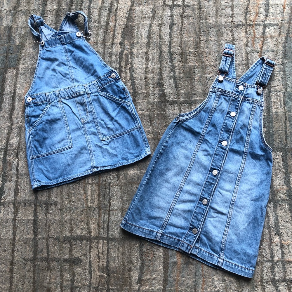Denim Overall Dresses